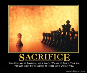 sacrifice- chess