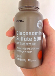 Glucosamine Sulfate 500 mg daily