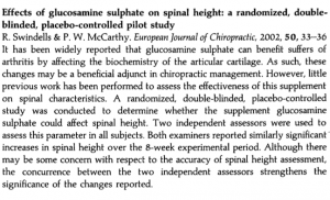 Glucosamine Sulphate Grow Taller